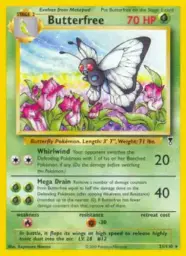 Reference image of Butterfree, Legendary Collection