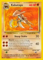 Reference image of Kabutops, Legendary Collection