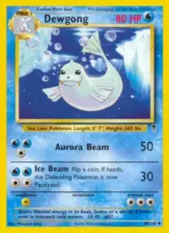Reference image of Dewgong, Legendary Collection