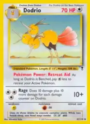 Reference image of Dodrio, Legendary Collection