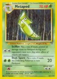 Reference image of Metapod, Legendary Collection