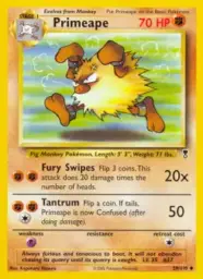 Reference image of Primeape, Legendary Collection
