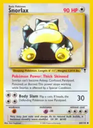 Reference image of Snorlax, Legendary Collection