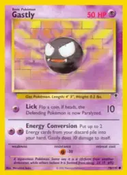 Reference image of Gastly, Legendary Collection