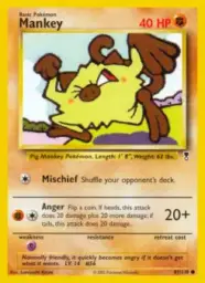 Reference image of Mankey, Legendary Collection