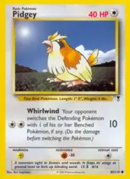 Reference image of Pidgey, Legendary Collection
