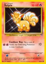 Reference image of Vulpix, Legendary Collection
