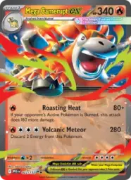 Reference image of Mega Camerupt ex, Mega Evolution