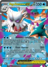 Reference image of Mega Abomasnow ex, Mega Evolution
