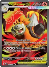 Reference image of Mega Camerupt ex, Mega Evolution