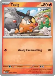 Reference image of Tepig, Ascended Heroes