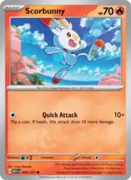 Reference image of Scorbunny, Ascended Heroes