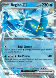 Reference image of Regice ex, Ascended Heroes