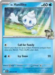 Reference image of N's Vanillite, Ascended Heroes
