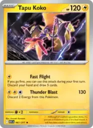 Reference image of Tapu Koko, Ascended Heroes