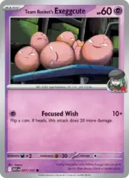 Reference image of Team Rocket's Exeggcute, Ascended Heroes
