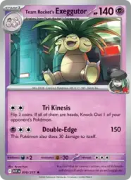 Reference image of Team Rocket's Exeggutor, Ascended Heroes
