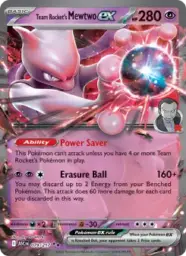 Reference image of Team Rocket's Mewtwo ex, Ascended Heroes