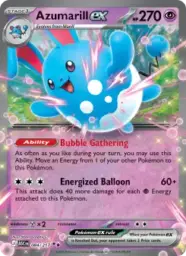 Reference image of Azumarill ex, Ascended Heroes