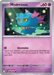 Reference image of Misdreavus, Ascended Heroes