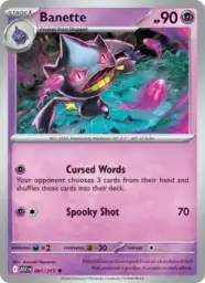 Reference image of Banette, Ascended Heroes