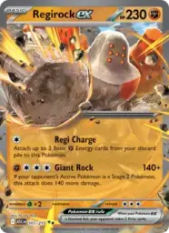 Reference image of Regirock ex, Ascended Heroes
