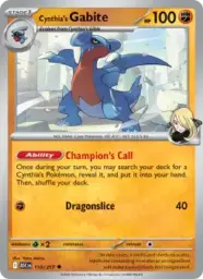 Cynthia's Gabite · Ascended Heroes · 110/217