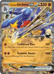 Reference image of Cynthia's Garchomp ex, Ascended Heroes