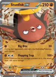 Reference image of Stunfisk ex, Ascended Heroes