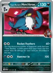 Reference image of Team Rocket's Honchkrow, Ascended Heroes
