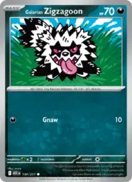 Reference image of Galarian Zigzagoon, Ascended Heroes