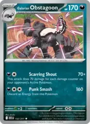Reference image of Galarian Obstagoon, Ascended Heroes