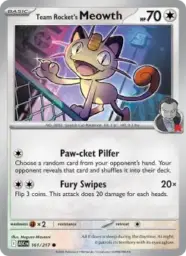 Reference image of Team Rocket's Meowth, Ascended Heroes