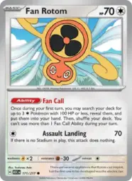 Reference image of Fan Rotom, Ascended Heroes