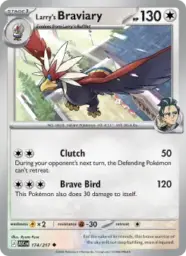 Reference image of Larry's Braviary, Ascended Heroes