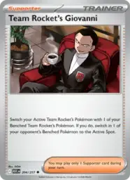 Reference image of Team Rocket's Giovanni, Ascended Heroes