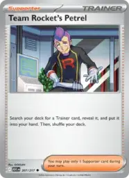 Reference image of Team Rocket's Petrel, Ascended Heroes