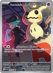 Reference image of Team Rocket's Mimikyu, Ascended Heroes