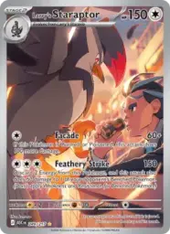 Reference image of Larry's Staraptor, Ascended Heroes