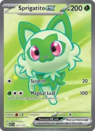 Reference image of Sprigatito ex, Ascended Heroes
