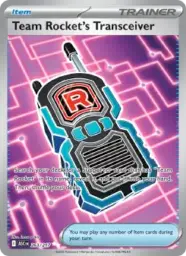 Reference image of Team Rocket's Transceiver, Ascended Heroes