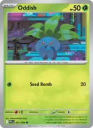 Reference image of Oddish, Phantasmal Flames