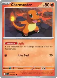 Reference image of Charmander, Phantasmal Flames