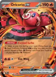 Reference image of Oricorio ex, Phantasmal Flames