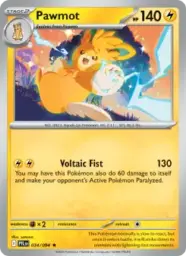 Reference image of Pawmot, Phantasmal Flames