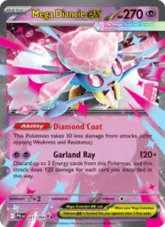 Reference image of Mega Diancie ex, Phantasmal Flames