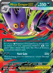 Reference image of Mega Gengar ex, Phantasmal Flames