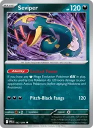 Reference image of Seviper, Phantasmal Flames