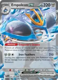 Reference image of Empoleon ex, Phantasmal Flames
