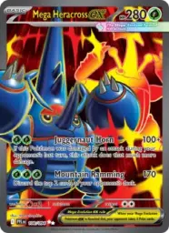Reference image of Mega Heracross ex, Phantasmal Flames